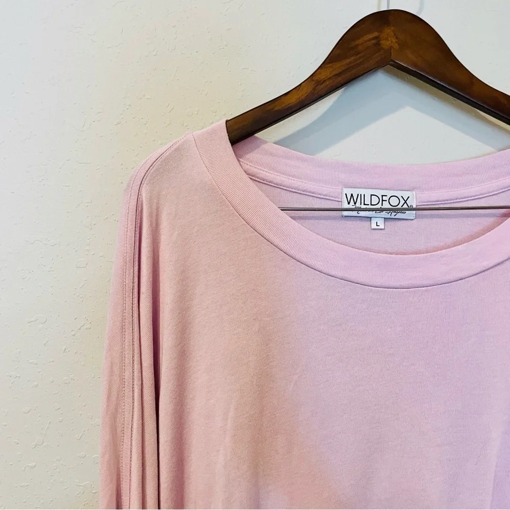 Wildfox Aria Long Sleeve T-Shirt in Wispy - Picture 5 of 10